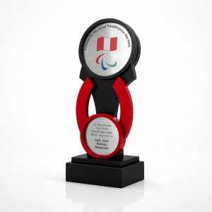 TROFEO MODELO ALTO DOBLE CIRCULO