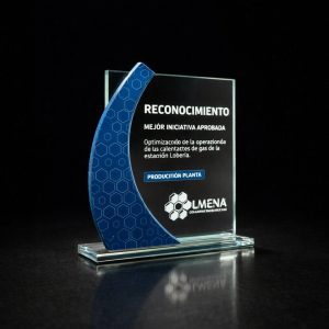 TROFEO COLMENA CRISTAL