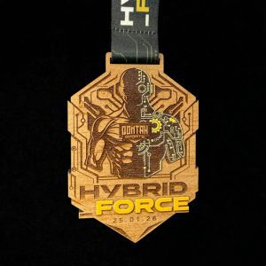 MEDALLA MADERA HYBRID FORCE